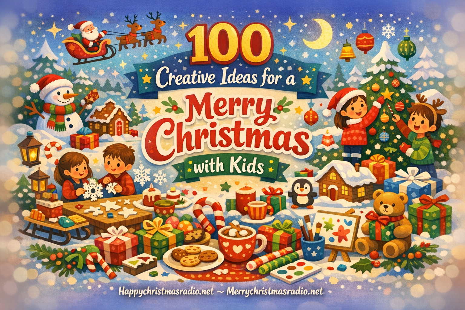 100 Creative Ideas for a Merry Christmas with Kids