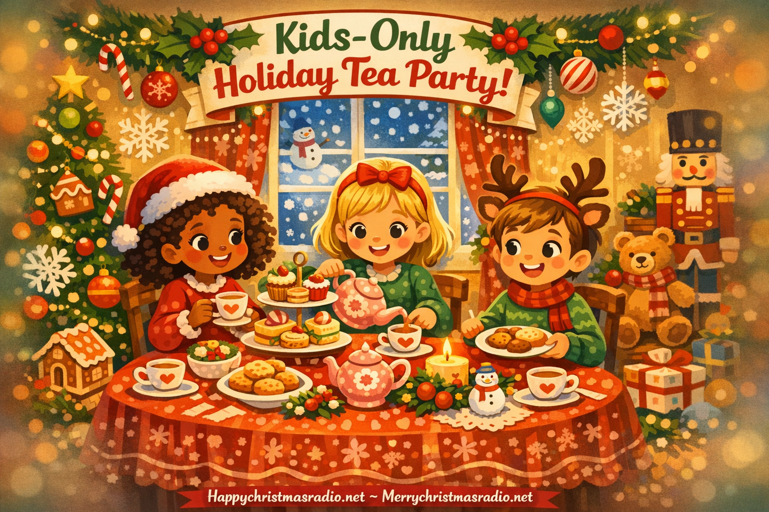 How to Host a 'Kids-Only' Holiday Tea Party