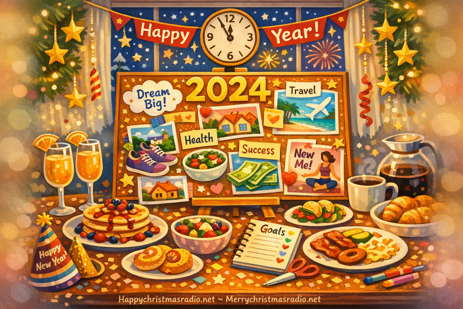 How to Host a Vision Board and Brunch Party on New Year's Day