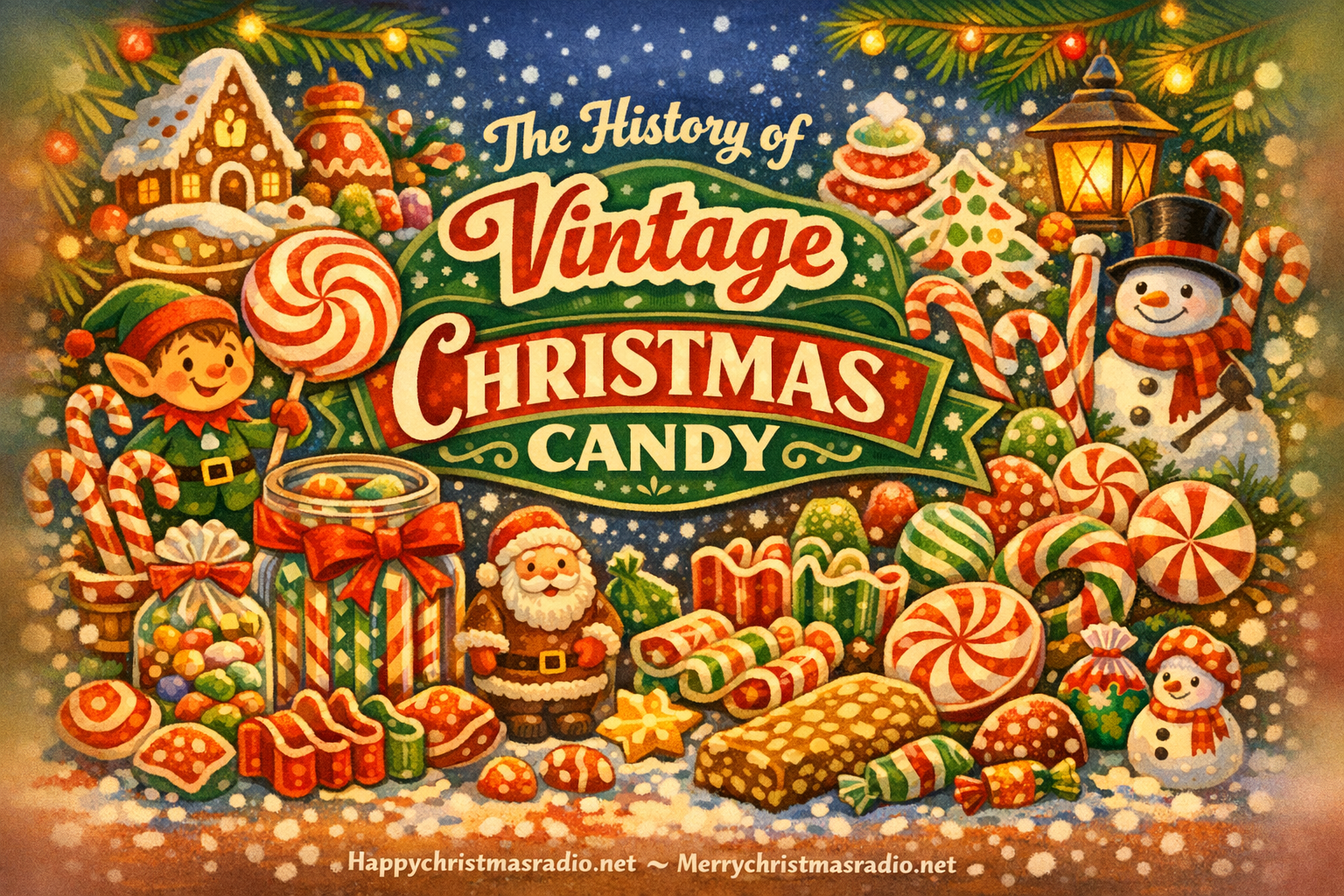 The History of Vintage Christmas Candy