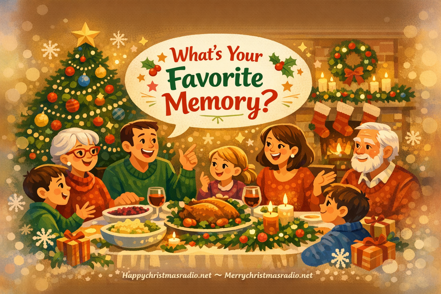 Starting a 'Favorite Memory' Discussion at Christmas Dinner