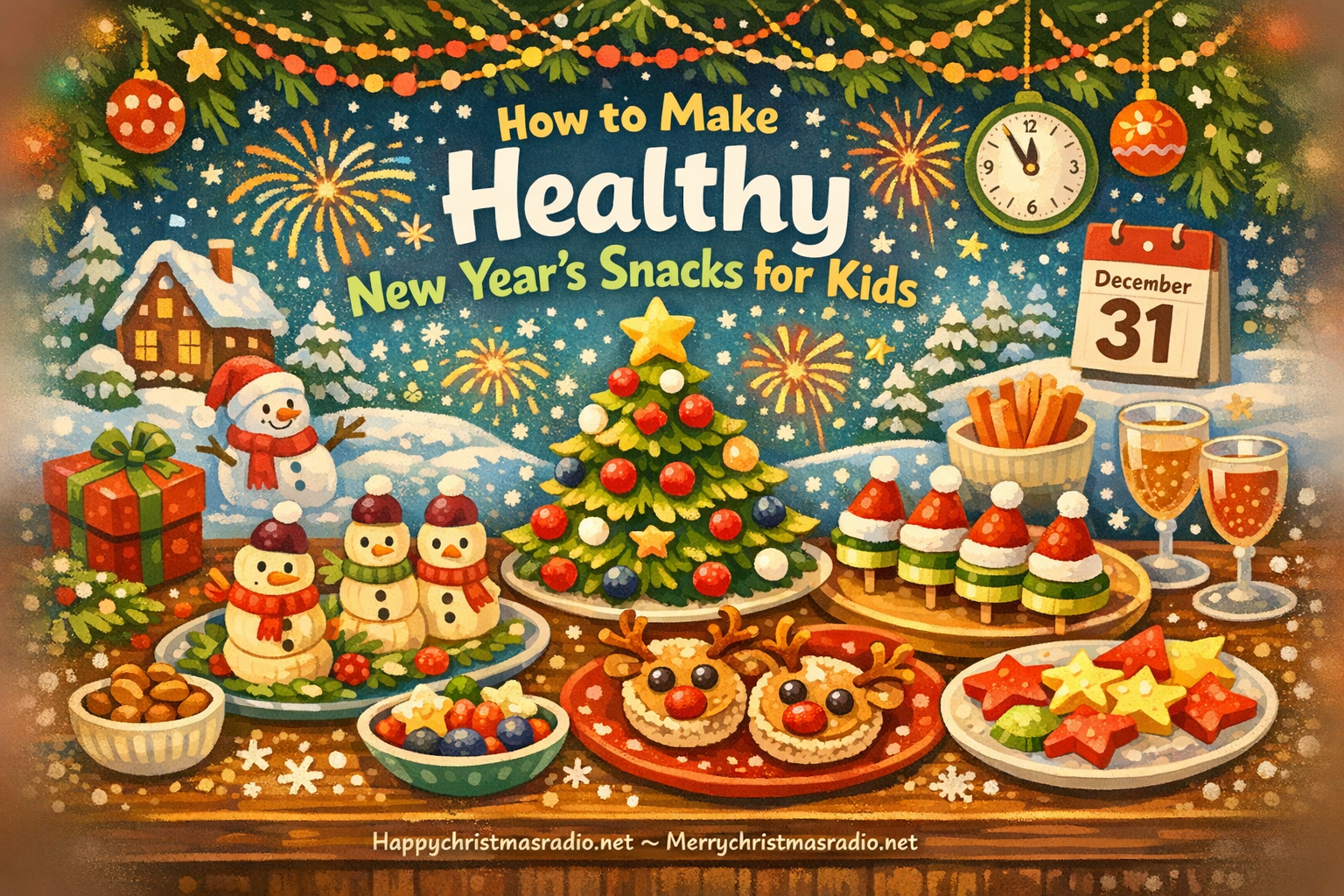 How to Make Healthy New Year’s Snacks for Kids