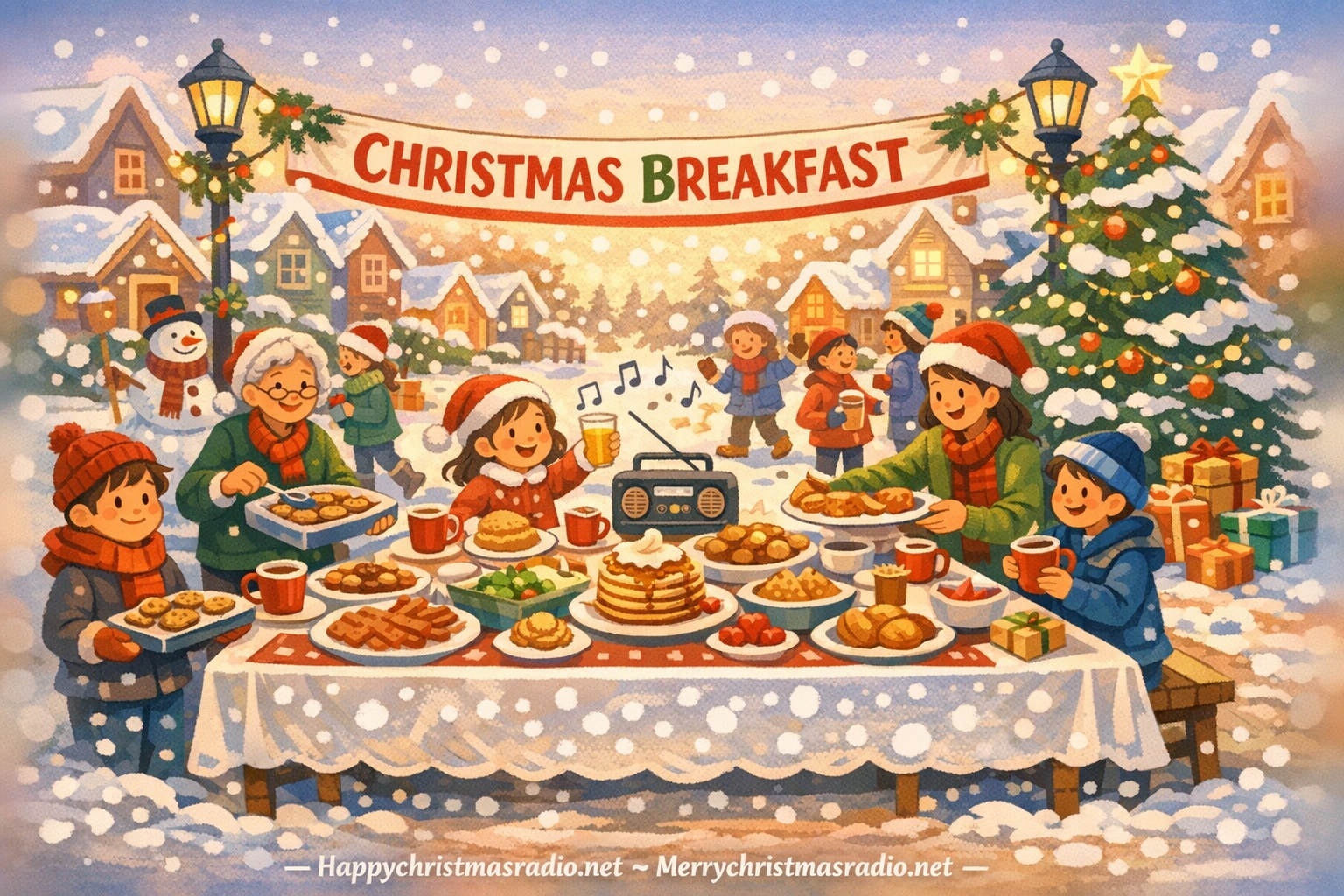 How to Plan a Christmas Breakfast for Your Street