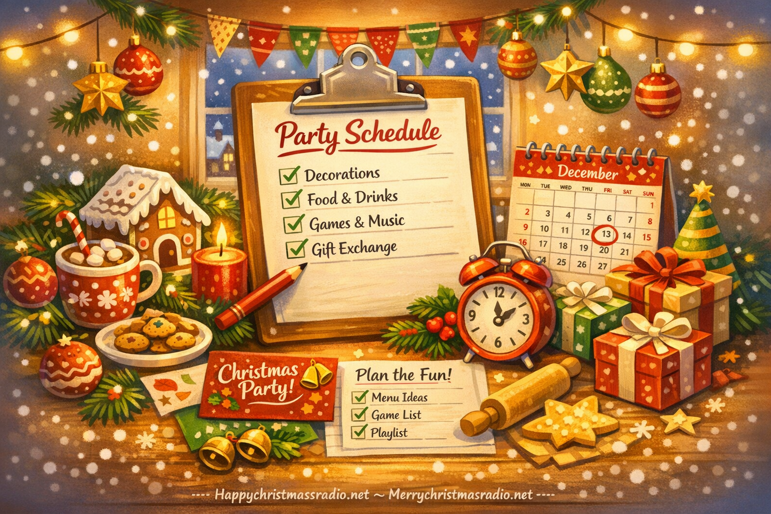 How to Create a Party Schedule for a Flawless Christmas Celebration