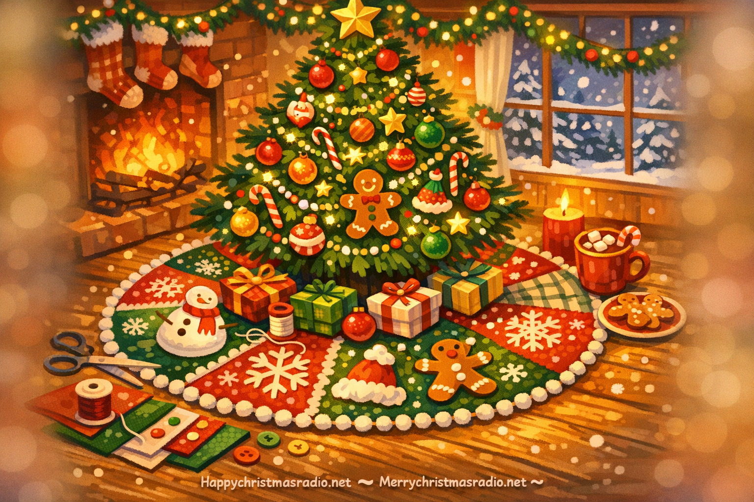 DIY No-Sew Christmas Tree Skirt: A Festive Touch for Your Home