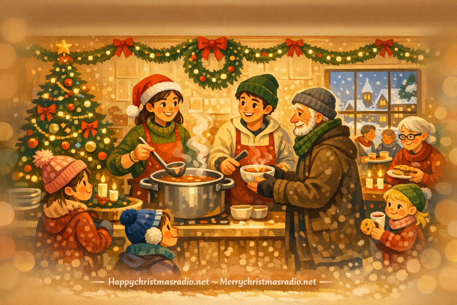 The Heartwarming Tradition of Christmas Eve Soup Kitchen Volunteering