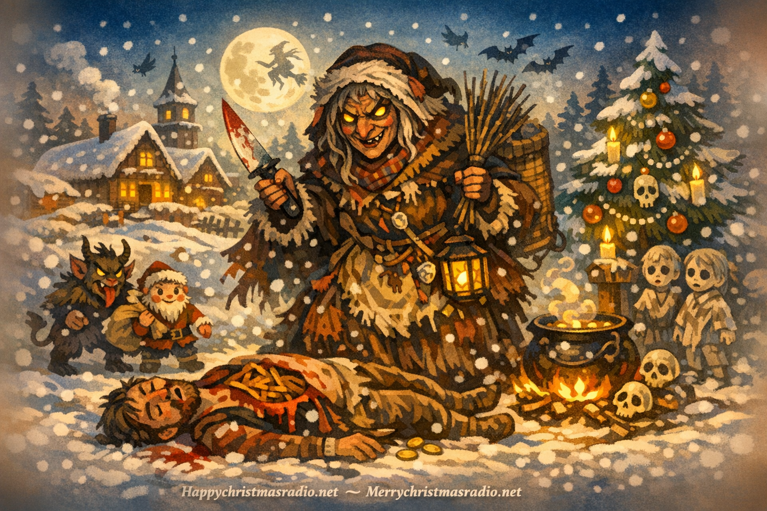 The Folklore of Perchta: The Christmas Belly-Slitter