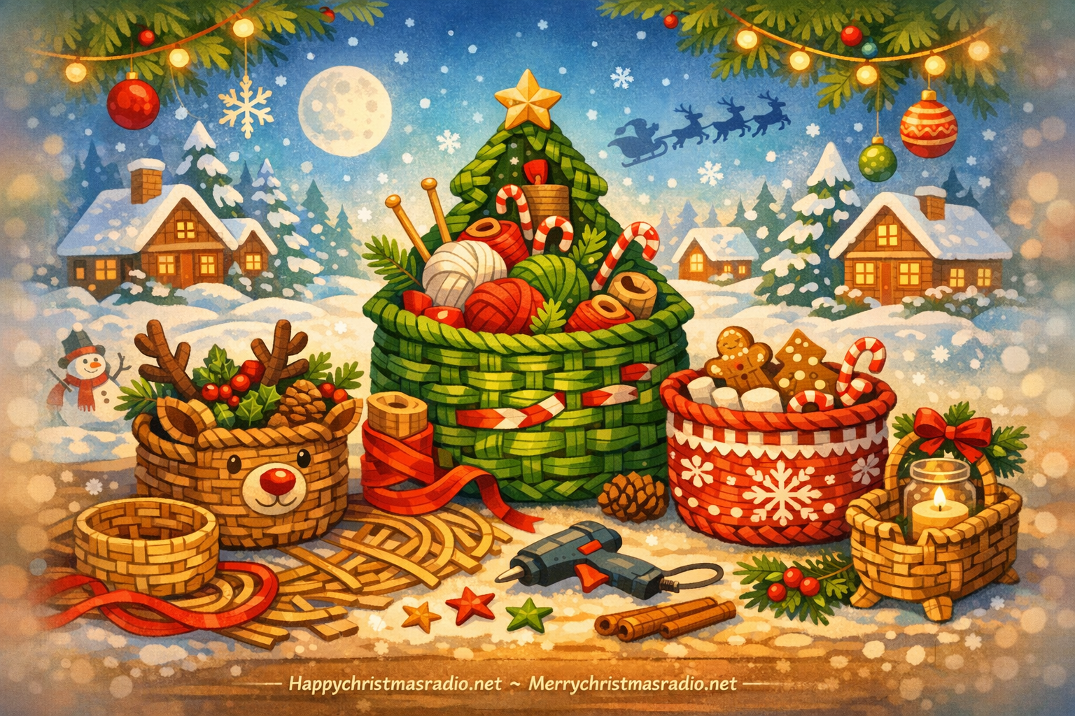 5 Tips for Basket Weaving Holiday Containers