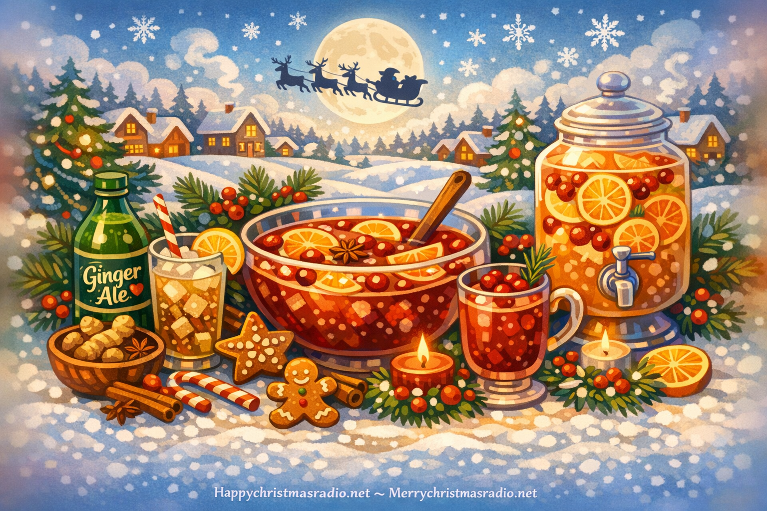 The History of Ginger Ale and Holiday Punches